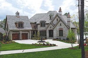 Dream House Plan - European Exterior - Front Elevation Plan #453-51