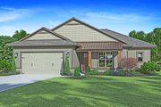 Craftsman Style House Plan - 3 Beds 2 Baths 1804 Sq/Ft Plan #938-99 