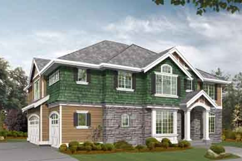 Home Plan - Craftsman Exterior - Front Elevation Plan #132-141