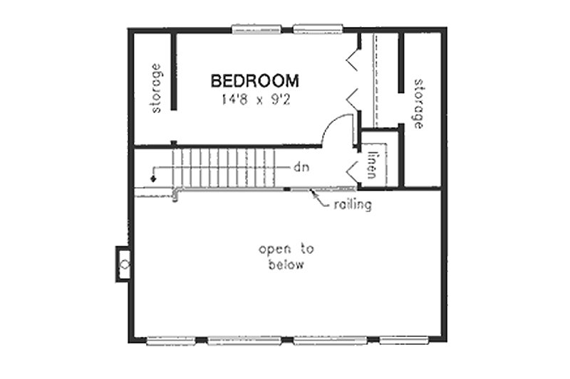 Cabin Style House Plan - 2 Beds 1 Baths 903 Sq/Ft Plan #18-230 ...