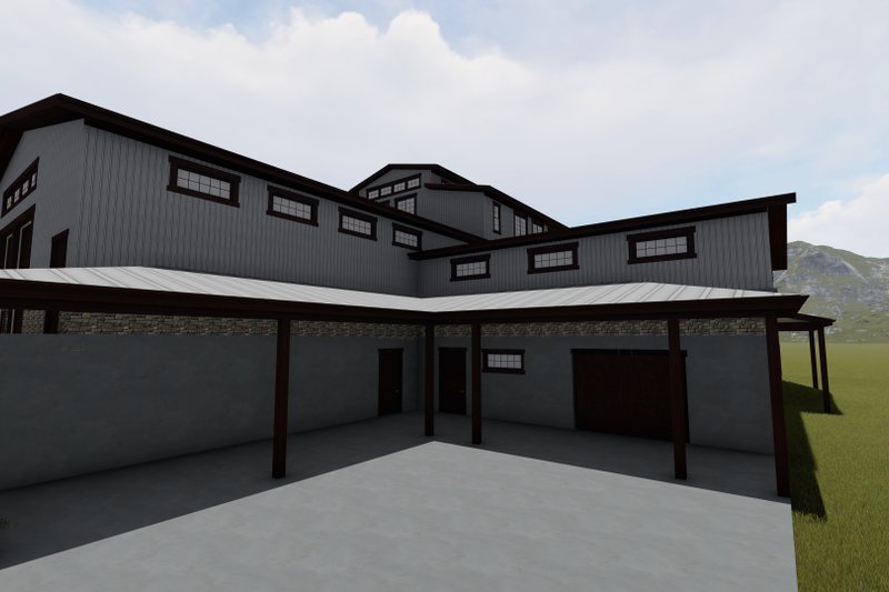 House Plan Design - Exterior - Other Elevation 2 for Farmhouse House Plan #1060-80, 3 bath