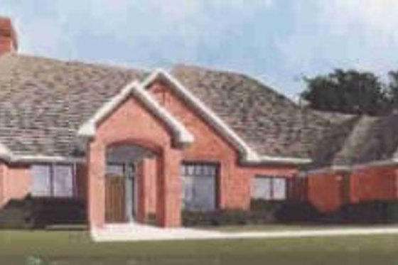 Exterior - Front Elevation for Traditional House Plan #65-245 - 4 bed, 3.5 bath