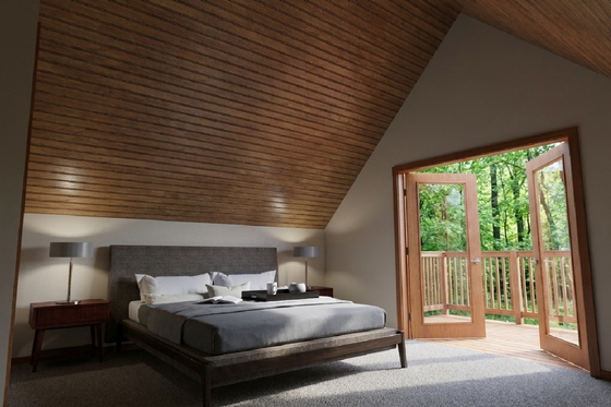 Interior - Master Bedroom for Country House Plan #126-131 - 3 bed, 1 bath