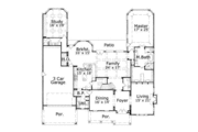 Traditional Style House Plan - 4 Beds 4.5 Baths 5285 Sq/Ft Plan #411-152 