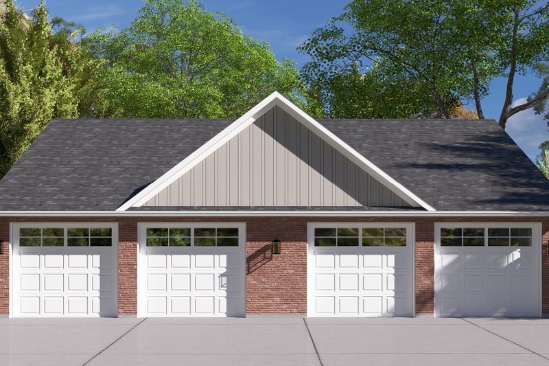 Architectural House Design - Craftsman Exterior - Front Elevation Plan #1060-251