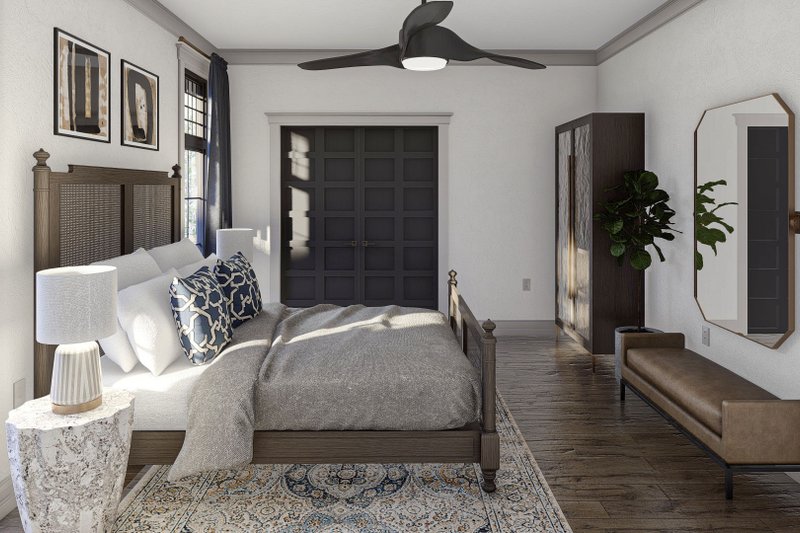 Home Plan - Interior - Bedroom for European House Plan #455-588 - 3 bed, 3.5 bath