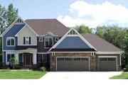 Traditional Style House Plan - 4 Beds 3.5 Baths 3074 Sq/Ft Plan #320-487 