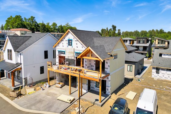 Exterior - Other Elevation 1 for Contemporary House Plan #1070-246 - 2 bed, 2.5 bath