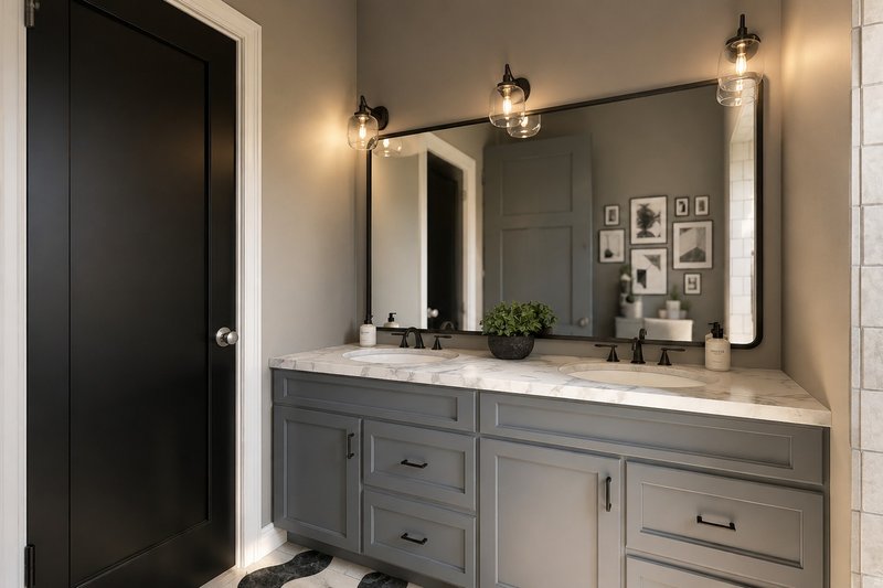 Architectural House Design - Interior - Master Bathroom 2 for Contemporary House Plan #1064-490 - 2 bed, 2.5 bath