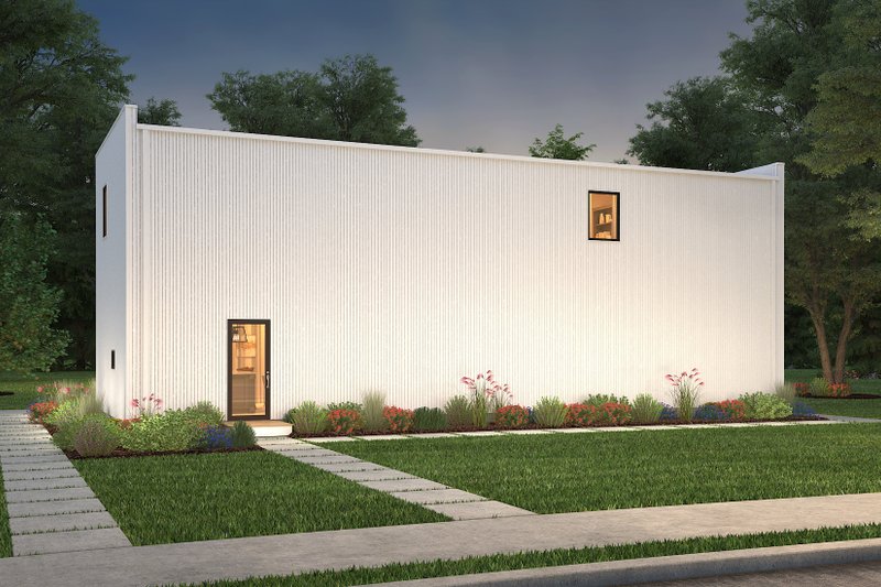 Architectural House Design - Exterior - Front Elevation 2 for Modern House Plan #497-18 - 3 bed, 2.5 bath