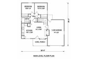 Tudor Style House Plan - 4 Beds 1.5 Baths 1005 Sq/Ft Plan #116-111 