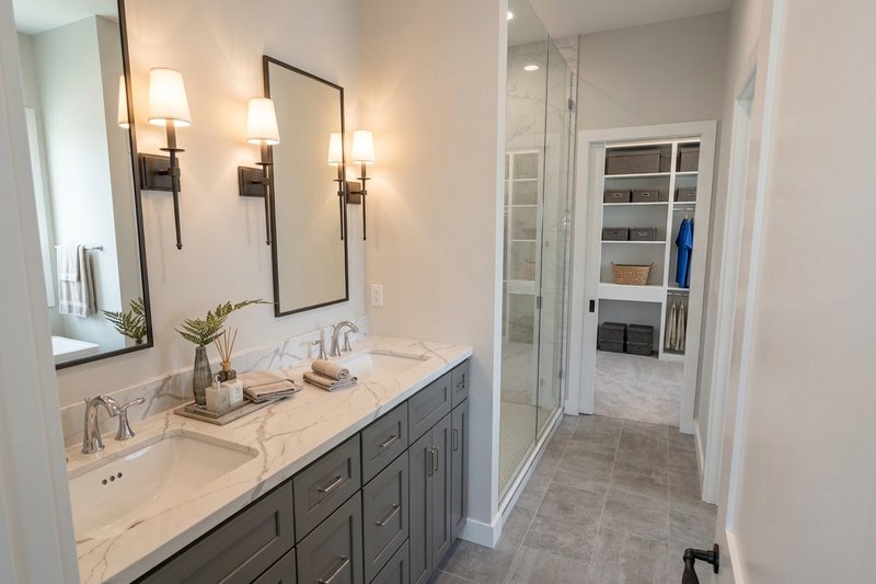 House Plan Design - Interior - Master Bathroom for Farmhouse House Plan #51-1535 - 3 bed, 2.5 bath