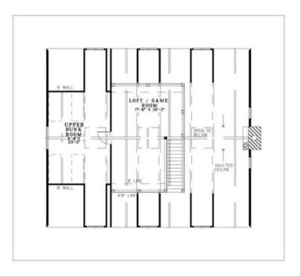 Dream House Plan - Country Floor Plan - Upper Floor Plan #17-652
