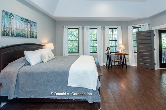 Interior - Master Bedroom 1 for European House Plan #929-966 - 3 bed, 2 bath