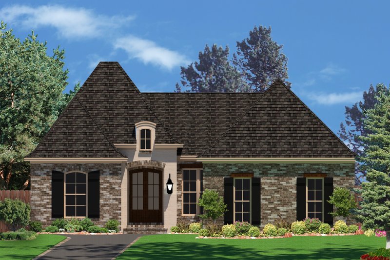 Dream House Plan - European Exterior - Front Elevation Plan #430-85