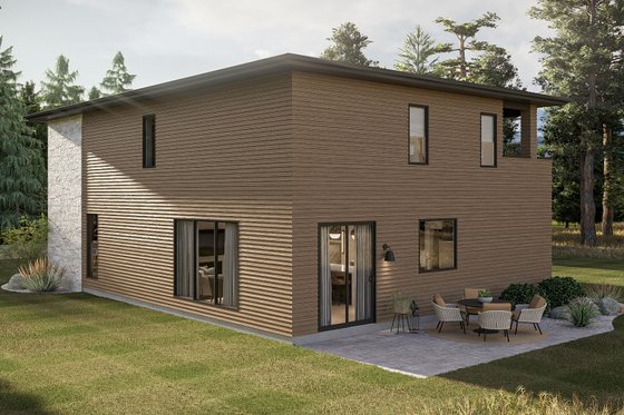 Exterior - Other Elevation for Modern House Plan #455-732 - 4 bed, 2.5 bath