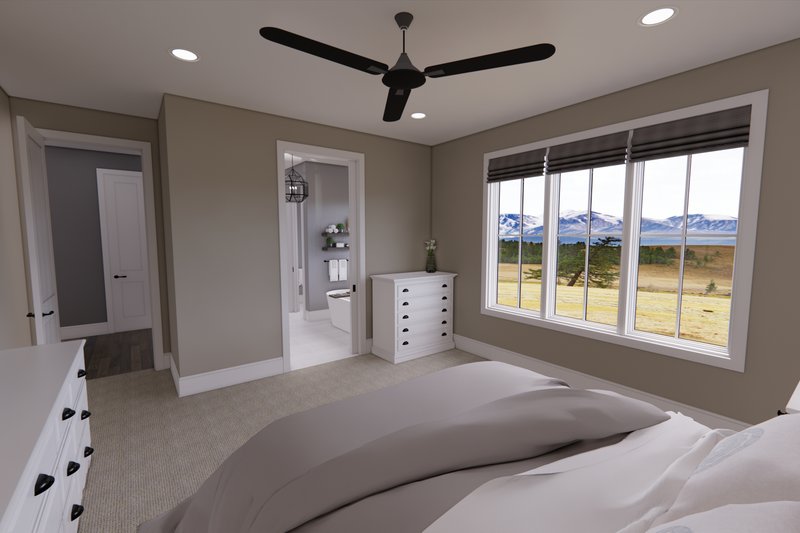 House Plan Design - Interior - Master Bedroom 1 for Country House Plan #51-1567 - 3 bed, 2.5 bath