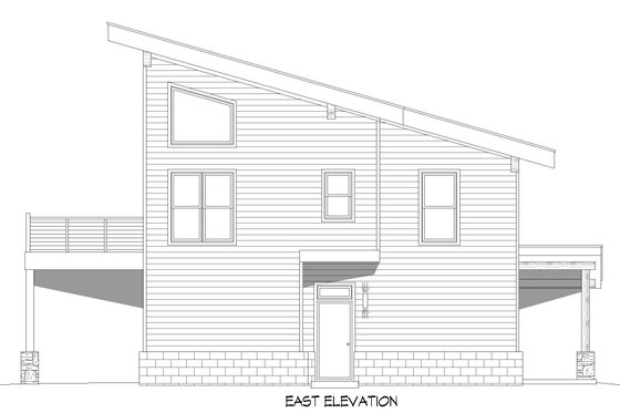 Exterior - Other Elevation for Southern House Plan #932-886 - 3 bed, 3 bath