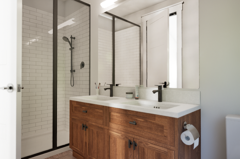 Dream House Plan - Interior - Master Bathroom for Craftsman House Plan #48-1214 - 3 bed, 2 bath