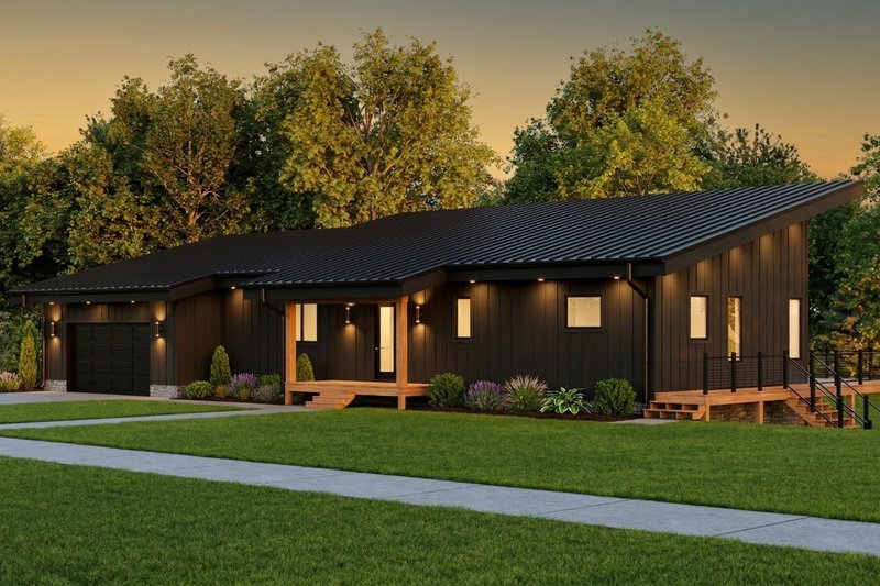 Home Plan - Exterior - Front Elevation 4 for Country House Plan #1089-70 - 3 bed, 2.5 bath