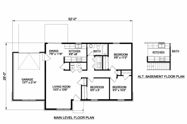 Traditional Floor Plan - Main Floor Plan #116-299