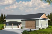 Barndominium Style House Plan - 1 Beds 1 Baths 798 Sq/Ft Plan #117-1064 