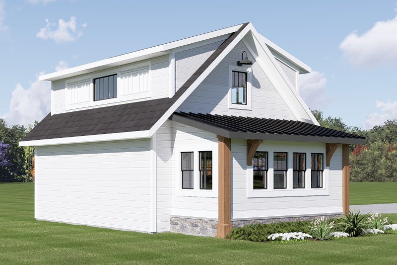 Architectural House Design - Exterior - Other Elevation 1 for Craftsman House Plan #1064-476, 0 bath