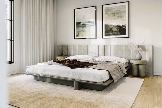 Interior - Master Bedroom for Farmhouse House Plan #23-2776 - 3 bed, 1.5 bath