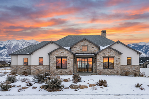 Exterior - Front Elevation 3 for Mediterranean House Plan #1096-80 - 4 bed, 3.5 bath