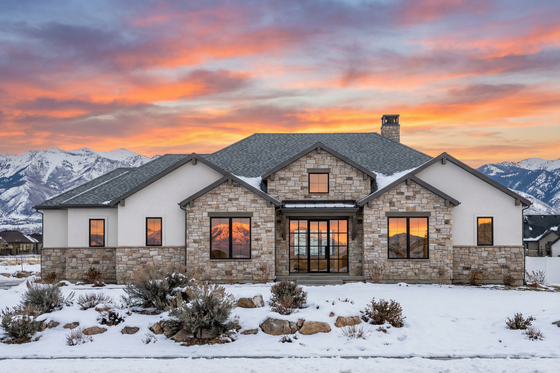 Exterior - Front Elevation 3 for Mediterranean House Plan #1096-80 - 4 bed, 3.5 bath