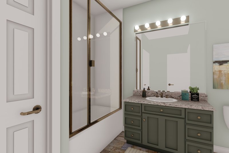 Architectural House Design - Interior - Master Bathroom 1 for Ranch House Plan #1060-103 - 3 bed, 2 bath