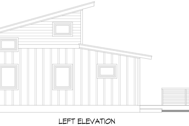 Architectural House Design - Exterior - Other Elevation for Contemporary House Plan #932-1158 - 1 bed, 1 bath