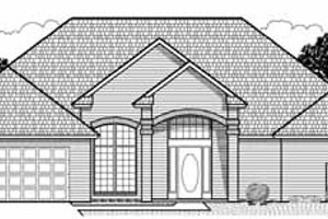 Traditional Exterior - Front Elevation Plan #65-197