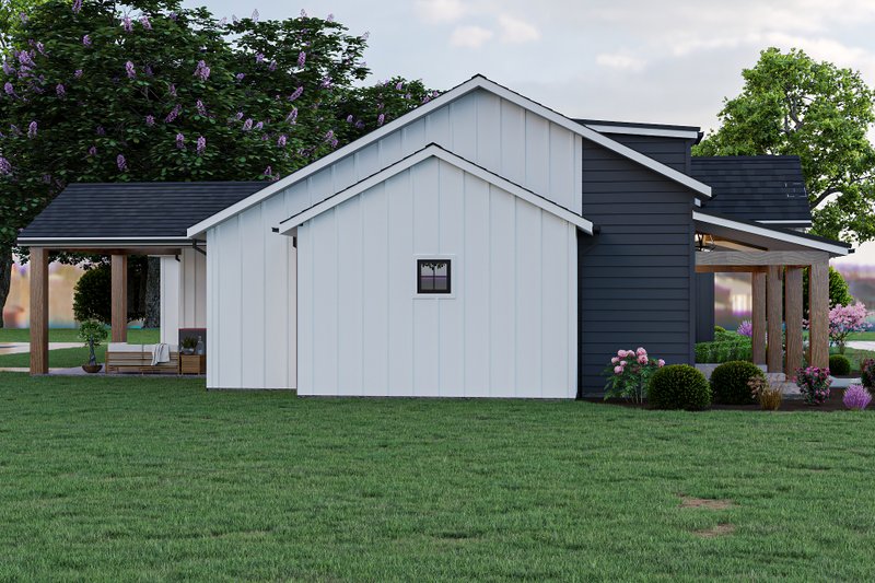 Architectural House Design - Exterior - Other Elevation 2 for Farmhouse House Plan #1112-13 - 3 bed, 2.5 bath