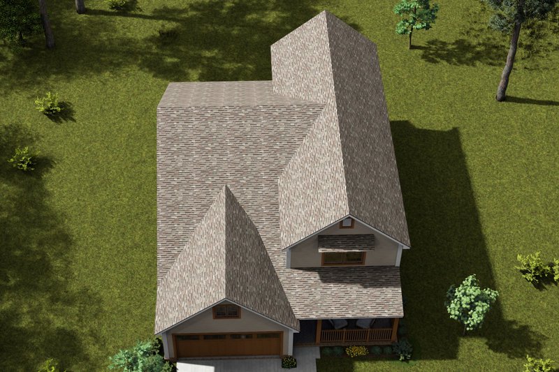Home Plan - Exterior - Other Elevation 4 for Cottage House Plan #513-2279 - 3 bed, 2.5 bath