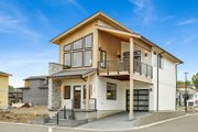 Contemporary Style House Plan - 2 Beds 2.5 Baths 1387 Sq/Ft Plan #1070-225 