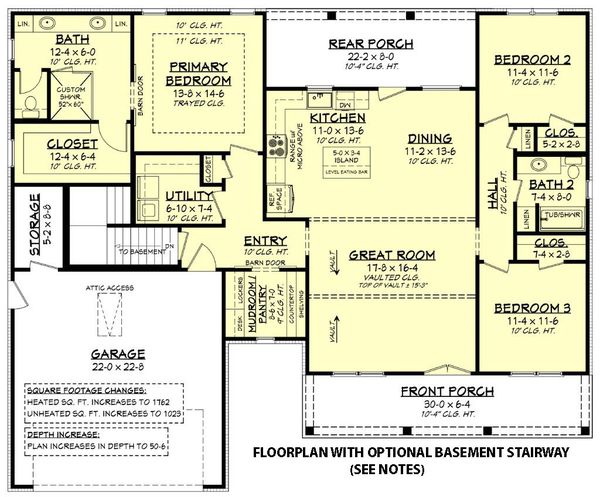 Farmhouse Floor Plan - Other Floor Plan #430-241