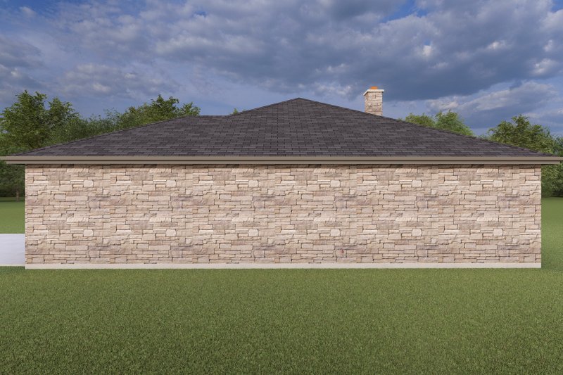 Dream House Plan - Exterior - Other Elevation 1 for Traditional House Plan #1127-13 - 3 bed, 2 bath