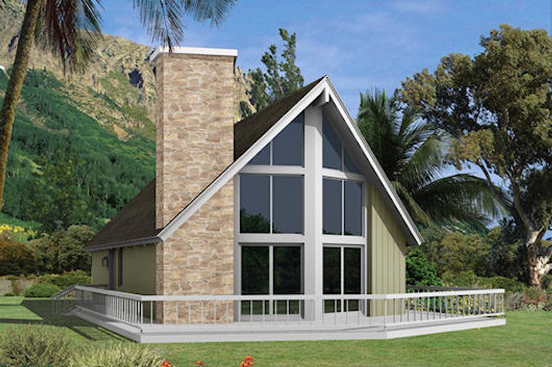 Dream House Plan - Cottage Exterior - Front Elevation Plan #57-488