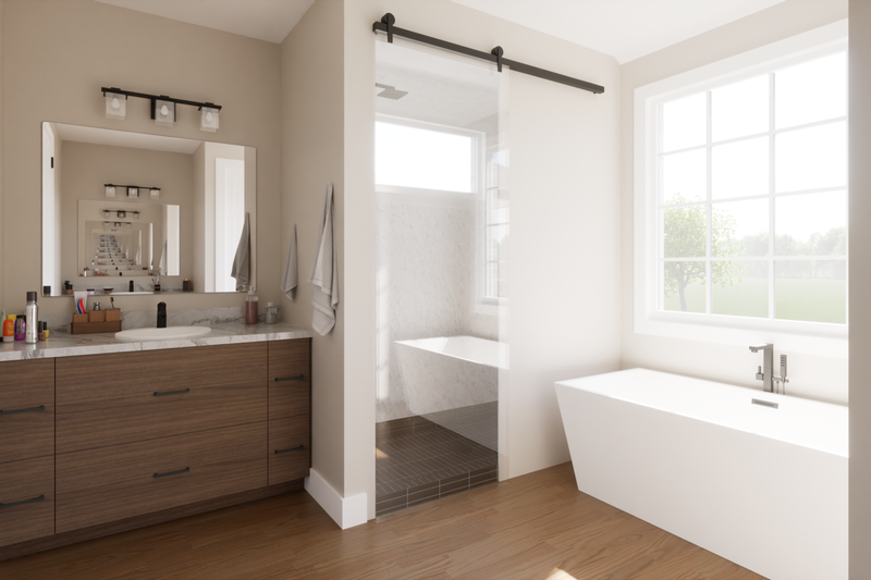 House Design - Interior - Master Bathroom for Country House Plan #1116-35 - 4 bed, 2.5 bath