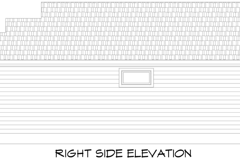 Architectural House Design - Exterior - Other Elevation 1 for Craftsman House Plan #932-1039 - 2 bed, 2 bath