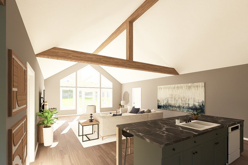 Architectural House Design - Interior - Family Room for Ranch House Plan #1064-440 - 3 bed, 3.5 bath
