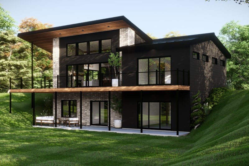 Architectural House Design - Exterior - Other Elevation for Modern House Plan #1064-298 - 2 bed, 2 bath