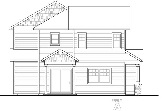 Exterior - Other Elevation for Country House Plan #124-1078 - 6 bed, 6 bath
