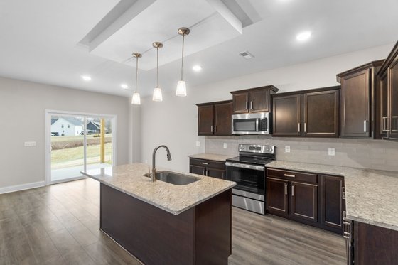 Interior - Kitchen for Traditional House Plan #20-2432 - 4 bed, 2.5 bath