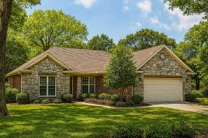 European Exterior - Front Elevation Plan #17-3112