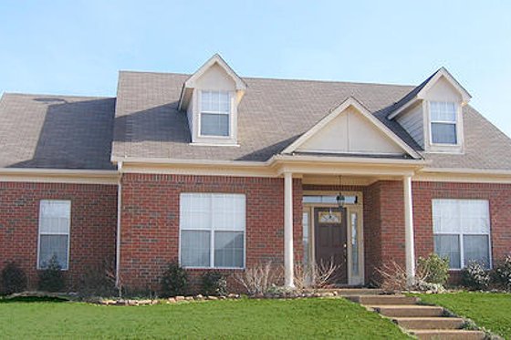 Exterior - Front Elevation for Traditional House Plan #81-13831 - 3 bed, 2 bath