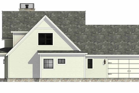 Exterior - Other Elevation 1 for Farmhouse House Plan #1096-131 - 3 bed, 2.5 bath