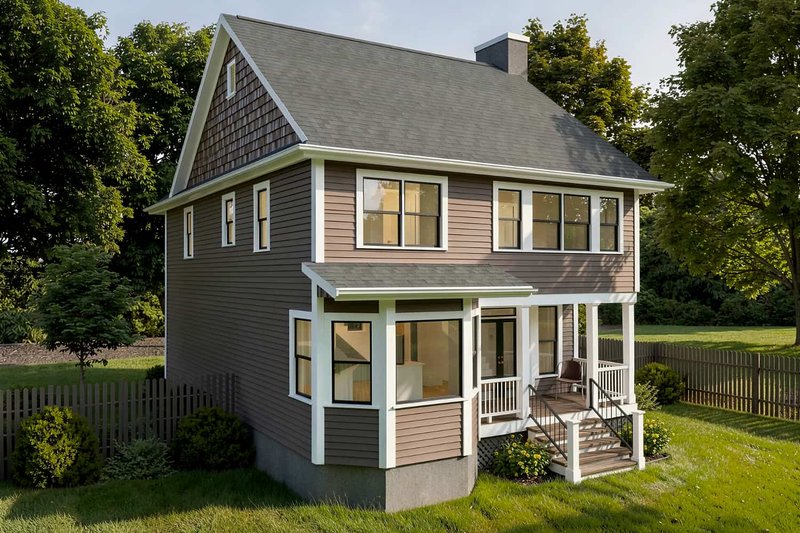 Architectural House Design - Exterior - Other Elevation for Craftsman House Plan #79-350 - 3 bed, 2.5 bath
