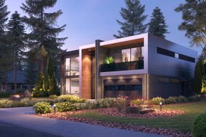 Home Plan - Contemporary Exterior - Other Elevation Plan #1066-102